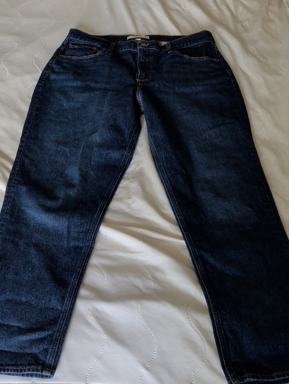 Abercrombie & Fitch The 90's Straight Leg Mid Rise Curve Love Jeans